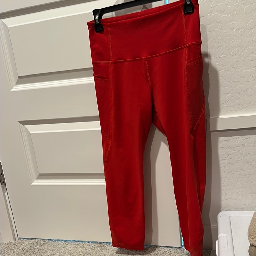 Old Navy Red Leggings